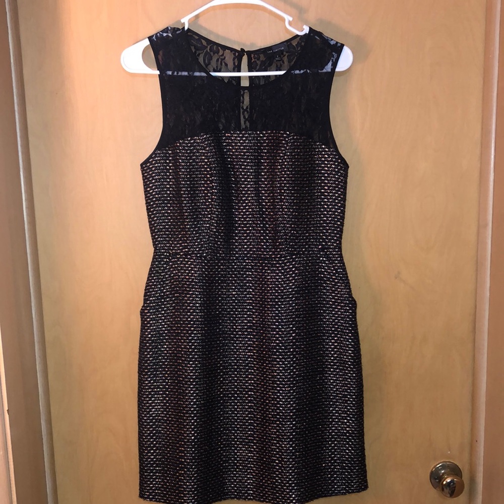 The Limited Black with Gold Dress Size 2